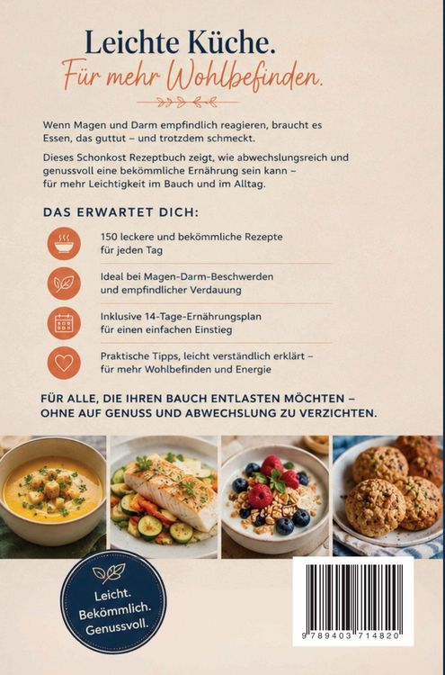 Produktbild: Schonkost Rezeptbuch f&uuml;r einen entspannten Bauch