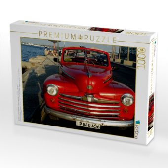 Produktbild: CALVENDO Puzzle Ein Motiv aus dem Kalender " Auto-Legenden - Ford Super Deluxe" | 1000 Teile Lege-Gr&ouml;&szlig;e 64x48cm Foto-Puzzle f&uuml;r gl&uuml;ckliche Stunden
