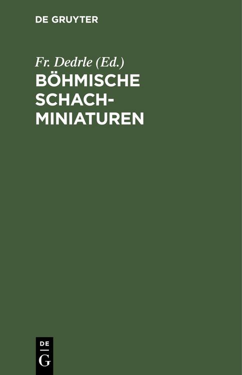 Produktbild: B&ouml;hmische Schachminiaturen