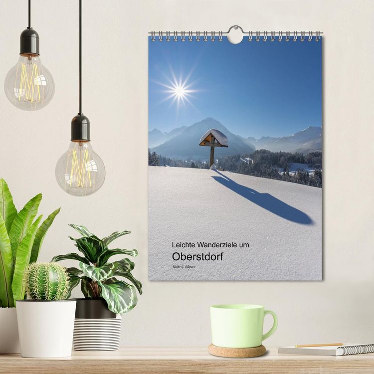 Produktbild: Leichte Wanderziele um Oberstdorf (Wandkalender 2026 DIN A4 hoch), CALVENDO Monatskalender