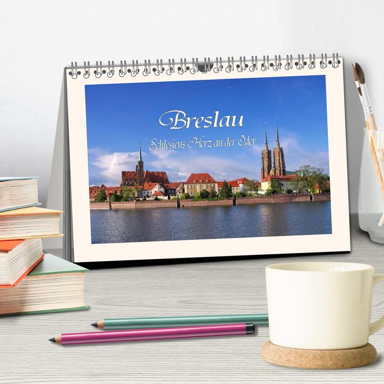 Produktbild: Breslau - Schlesiens Herz an der Oder (Tischkalender 2026 DIN A5 quer), CALVENDO Monatskalender