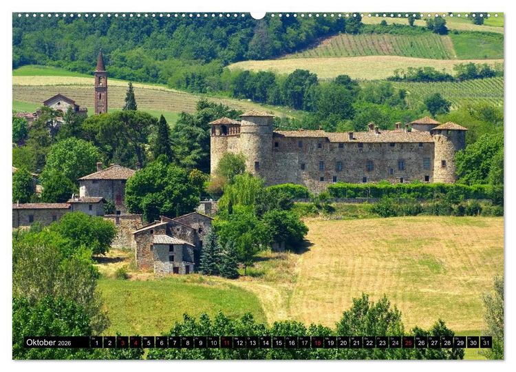 Produktbild: Emilia-Romagna (Wandkalender 2026 DIN A2 quer), CALVENDO Monatskalender
