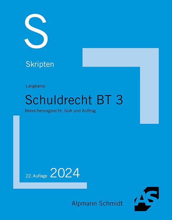 Produktbild: Skript Schuldrecht BT 3