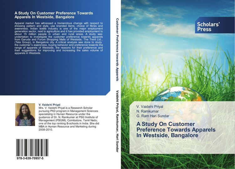 Produktbild: A Study On Customer Preference Towards Apparels In Westside, Bangalore