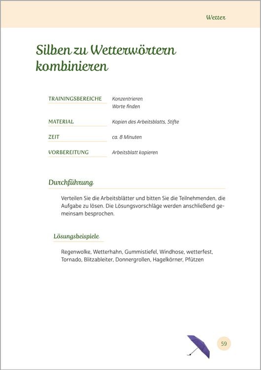 Produktbild: Ged&auml;chtnistraining f&uuml;r Senioren | Gehirnjogging f&uuml;r Naturliebhaber