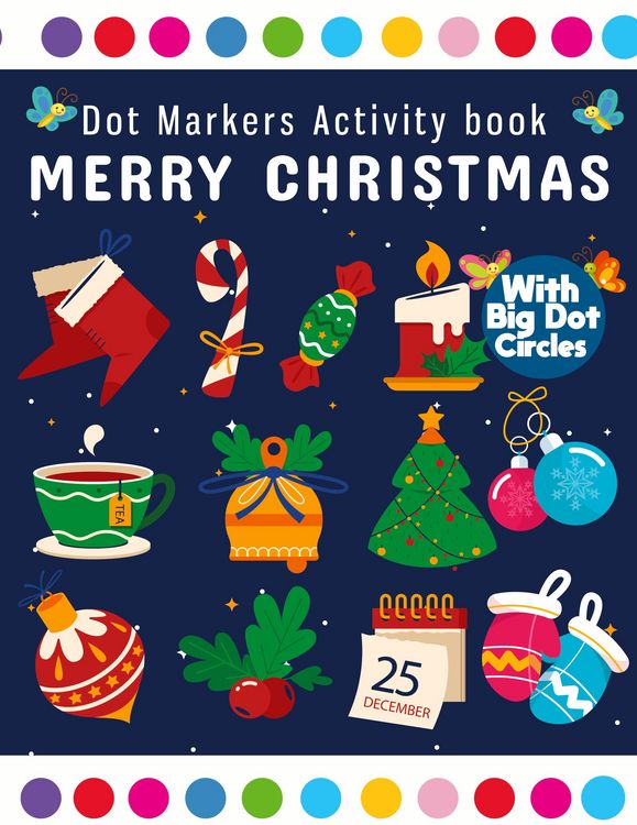 Produktbild: Dot Markers Activity Book Merry Christmas