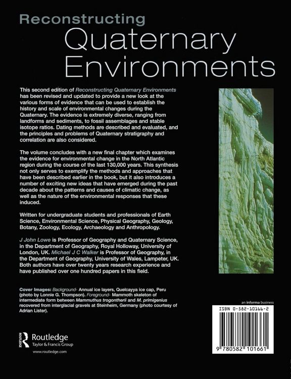 Produktbild: Reconstructing Quaternary Environments
