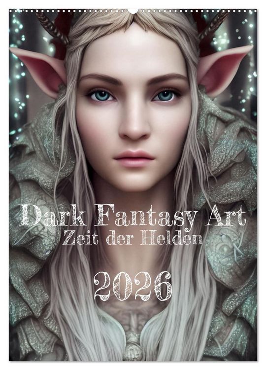 Produktbild: Dark Fantasy Art - Zeit der Helden (Wandkalender 2026 DIN A2 hoch), CALVENDO Monatskalender