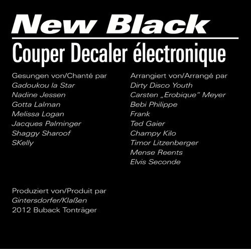 Produktbild: New Black/Various: Couper Decaler electronique