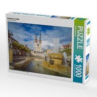 Produktbild: CALVENDO Puzzle Sommer in Halle | 1000 Teile Lege-Gr&ouml;&szlig;e 64x48cm Foto-Puzzle f&uuml;r gl&uuml;ckliche Stunden