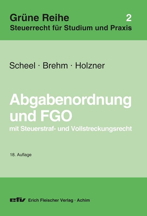 Produktbild: Abgabenordnung und FGO