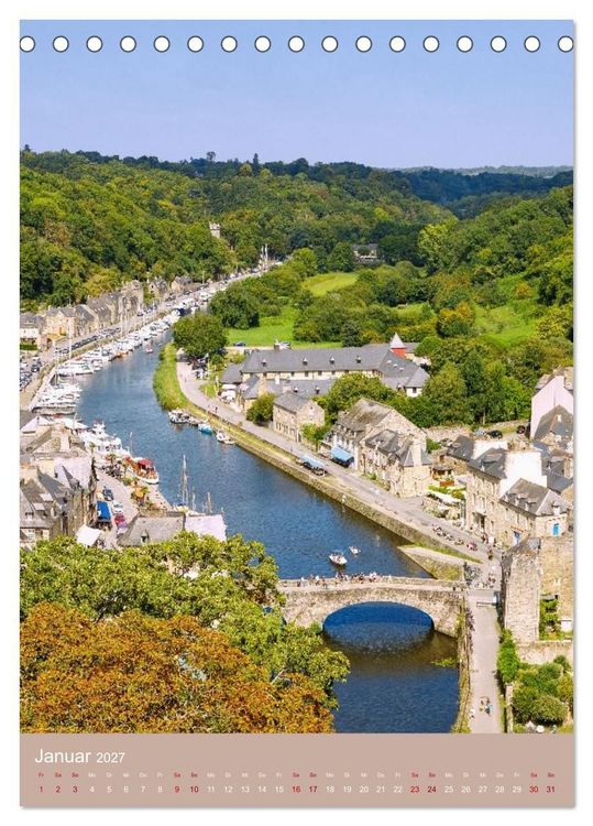 Produktbild: Facetten der Bretagne. Granit, Meer und Geschichte (Tischkalender 2027 DIN A5 hoch), CALVENDO Monatskalender