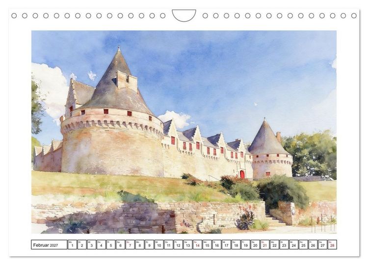 Produktbild: Highlights der Bretagne (Wandkalender 2027 DIN A4 quer), CALVENDO Monatskalender