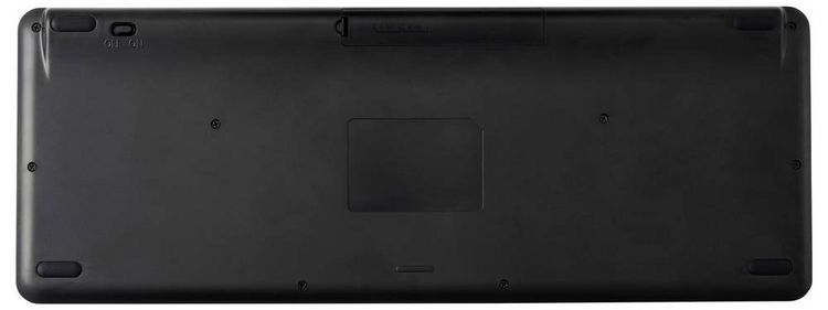Produktbild: Renkforce RF-WLTKB-300 Kabellos Tastatur Deutsch, QWERTZ Schwarz Integriertes Touchpad