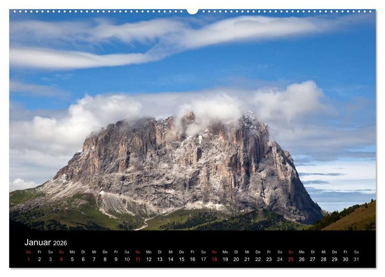 Produktbild: Ladinien - Wo S&uuml;dtirol am sch&ouml;nsten ist (Wandkalender 2026 DIN A2 quer), CALVENDO Monatskalender