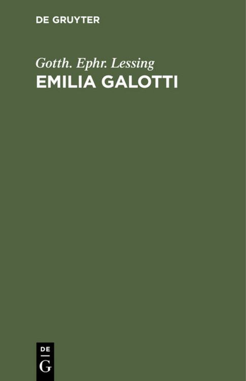 Produktbild: Emilia Galotti