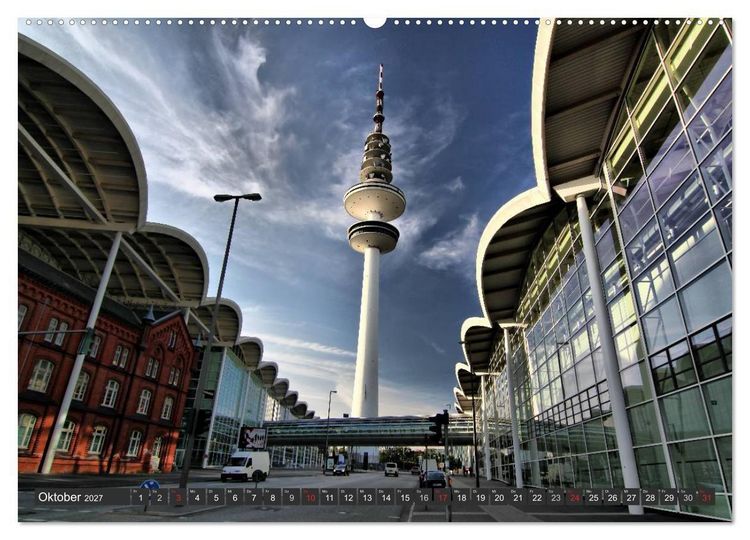 Produktbild: Stadt Hamburg (Wandkalender 2027 DIN A2 quer), CALVENDO Monatskalender