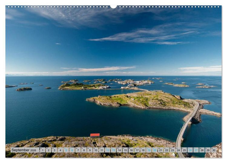 Produktbild: Sommer in Norwegen (Wandkalender 2026 DIN A2 quer), CALVENDO Monatskalender