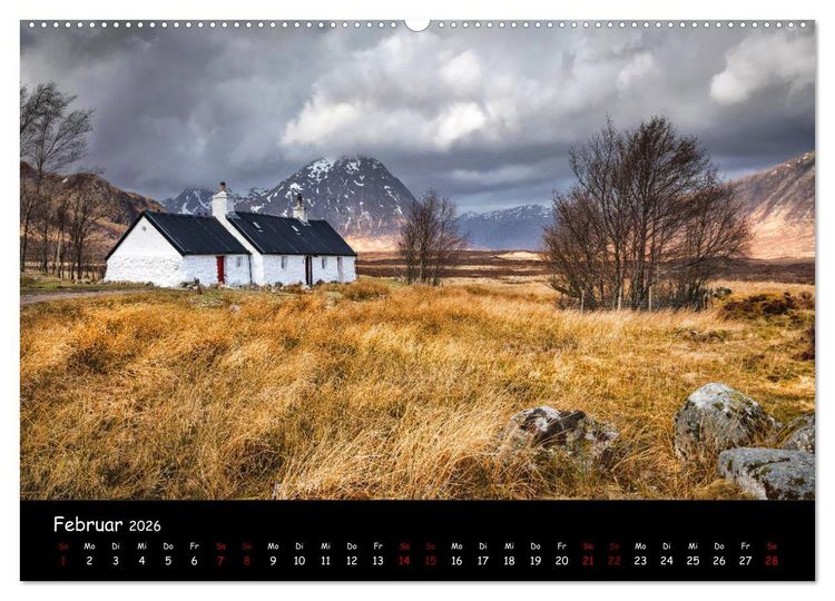 Produktbild: Schottland zum Verlieben (hochwertiger Premium Wandkalender 2026 DIN A2 quer), Kunstdruck in Hochglanz