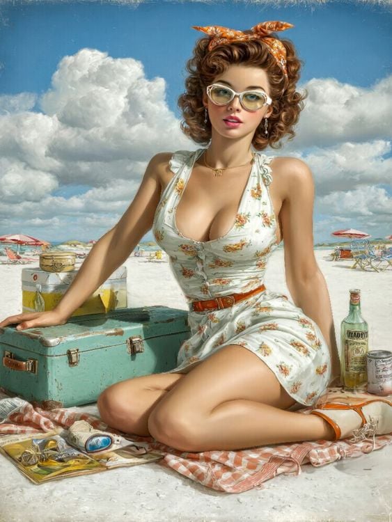 Produktbild: CALVENDO Puzzle Frau muss sich auch mal was g&ouml;nnen | 1000 Teile Lege-Gr&ouml;&szlig;e 64x48cm Foto-Puzzle f&uuml;r gl&uuml;ckliche Stunden