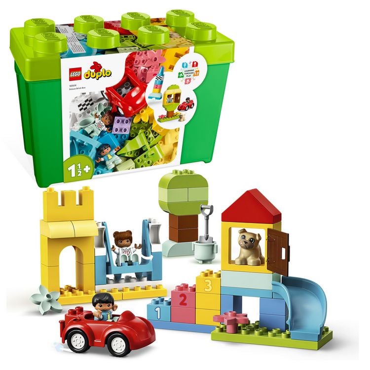 Produktbild: LEGO DUPLO Classic 10914 Steinebox, Lernspielzeug f&uuml;r Kinder ab 1 Jahr