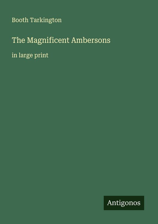 Produktbild: The Magnificent Ambersons