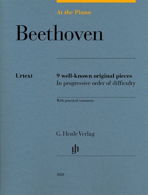 Produktbild: Ludwig van Beethoven - At the Piano - 9 well-known original pieces