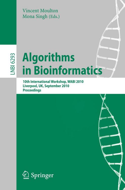 Produktbild: Algorithms in Bioinformatics
