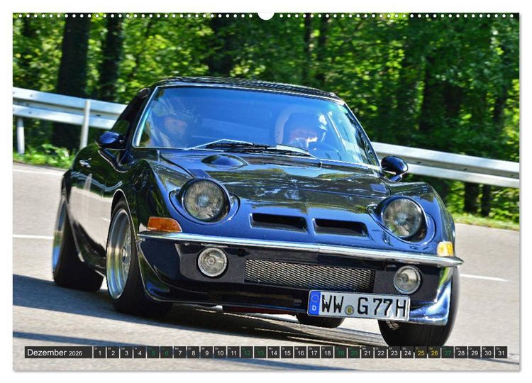 Produktbild: OLDTIMER BERGRENNEN - OPEL AM START (hochwertiger Premium Wandkalender 2026 DIN A2 quer), Kunstdruck in Hochglanz