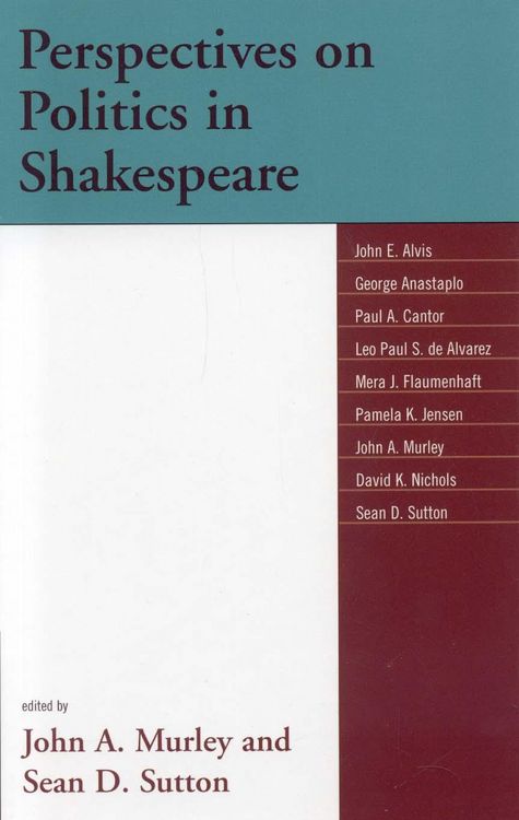 Produktbild: Perspectives on Politics in Shakespeare