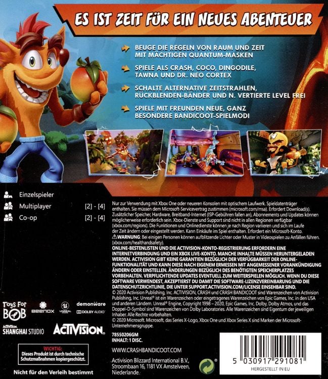 Produktbild: Crash Bandicoot 4 - It's About Time