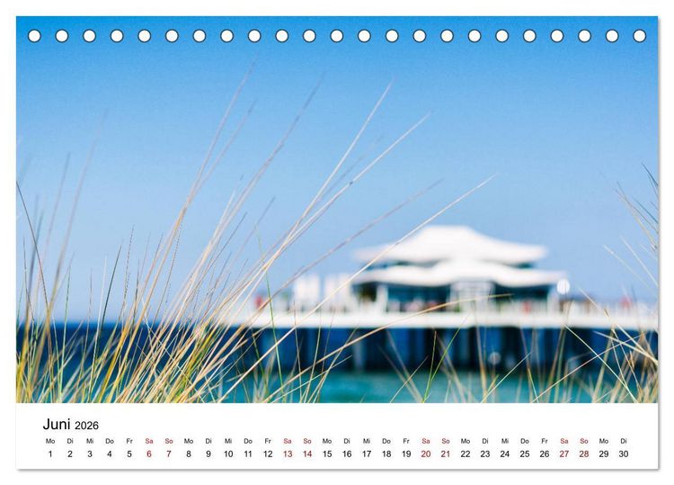 Produktbild: Schleswig-Holstein in 365 Farben (Tischkalender 2026 DIN A5 quer), CALVENDO Monatskalender