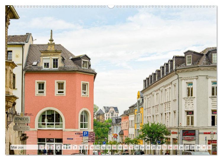 Produktbild: Plauen Impressionen (Wandkalender 2026 DIN A2 quer), CALVENDO Monatskalender