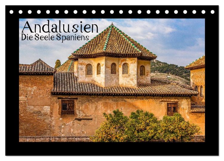 Produktbild: Andalusien - Die Seele Spaniens (Tischkalender 2026 DIN A5 quer), CALVENDO Monatskalender