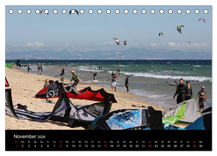 Produktbild: Tarifa - Andalusien (Tischkalender 2026 DIN A5 quer), CALVENDO Monatskalender