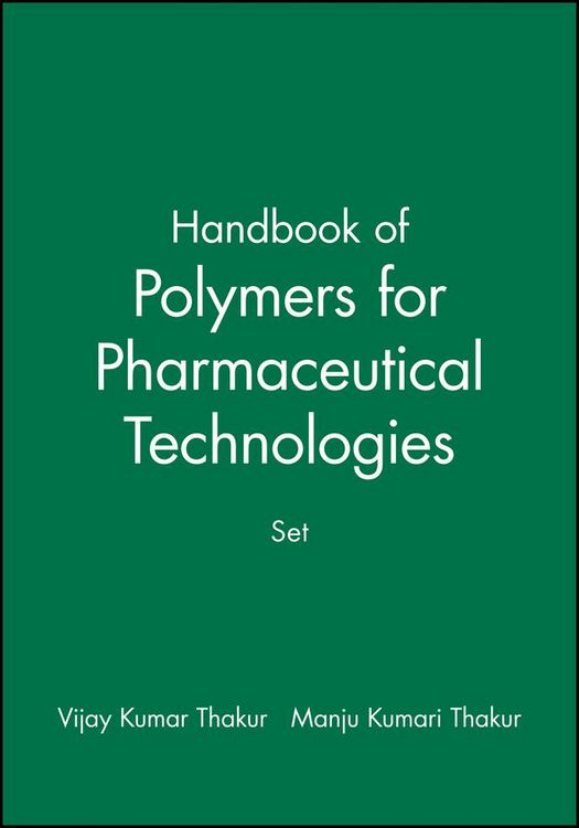 Produktbild: Handbook of Polymers for Pharmaceutical Technologies, Set