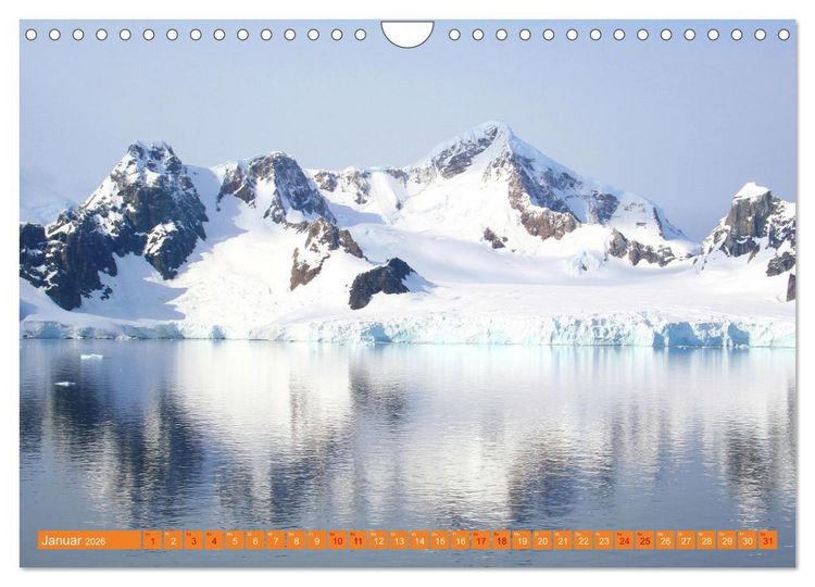Produktbild: Arktis und Antarktis - Eisig durch das Jahr (Wandkalender 2026 DIN A4 quer), CALVENDO Monatskalender