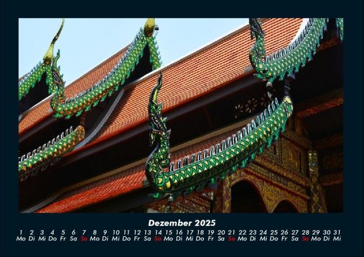 Produktbild: Tempel unserer Erde 2025 Fotokalender DIN A4