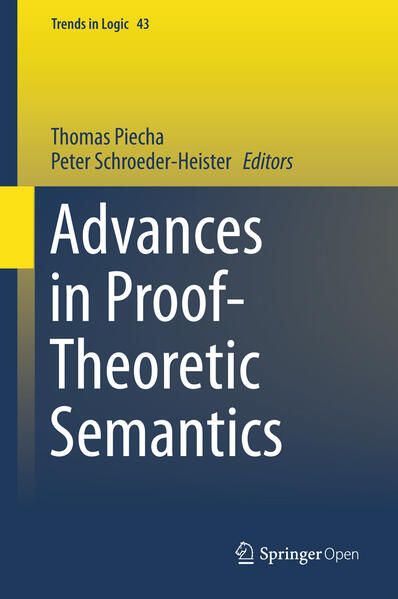 Produktbild: Advances in Proof-Theoretic Semantics