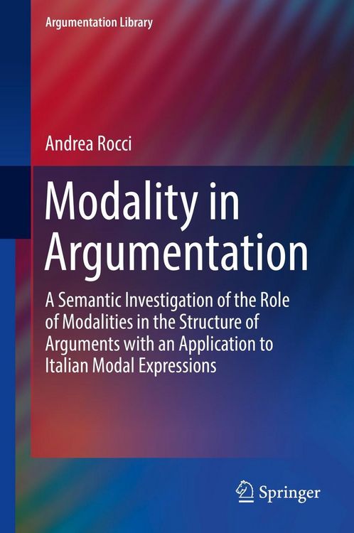 Produktbild: Modality in Argumentation