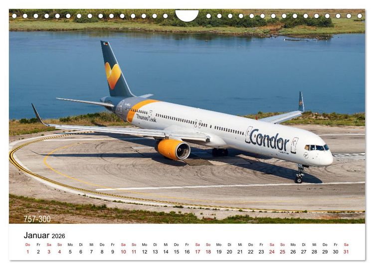 Produktbild: Flugzeuge von Boeing (Wandkalender 2026 DIN A4 quer), CALVENDO Monatskalender