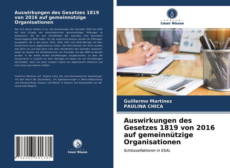 Produktbild: Auswirkungen des Gesetzes 1819 von 2016 auf gemeinn&uuml;tzige Organisationen