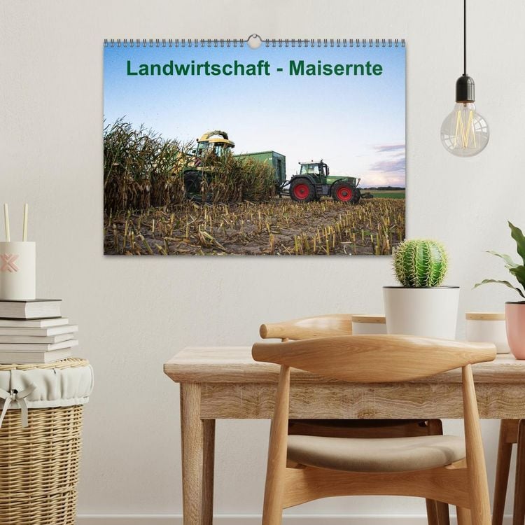 Produktbild: Landwirtschaft - Maisernte (Wandkalender 2026 DIN A3 quer), CALVENDO Monatskalender