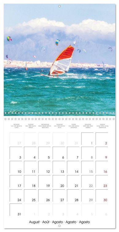 Produktbild: Fun sports edition: Windsurfing - water, waves and air (Wall Calendar 2026 12 &times; 12 Inch) CALVENDO 12 Month Wall Calendar