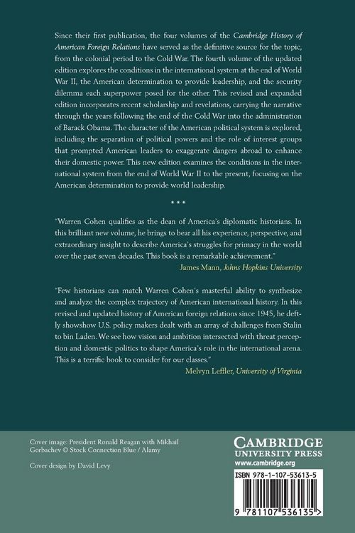 Produktbild: The New Cambridge History of American Foreign Relations