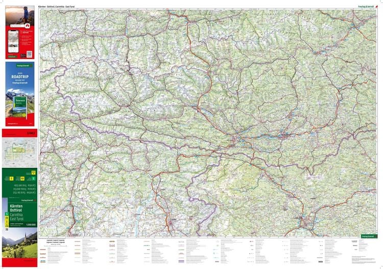 Produktbild: Freytag & berndt Stra&szlig;enkarte K&auml;rnten - Osttirol 1:200.000