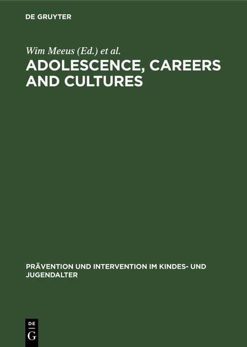 Produktbild: Adolescence, Careers and Cultures