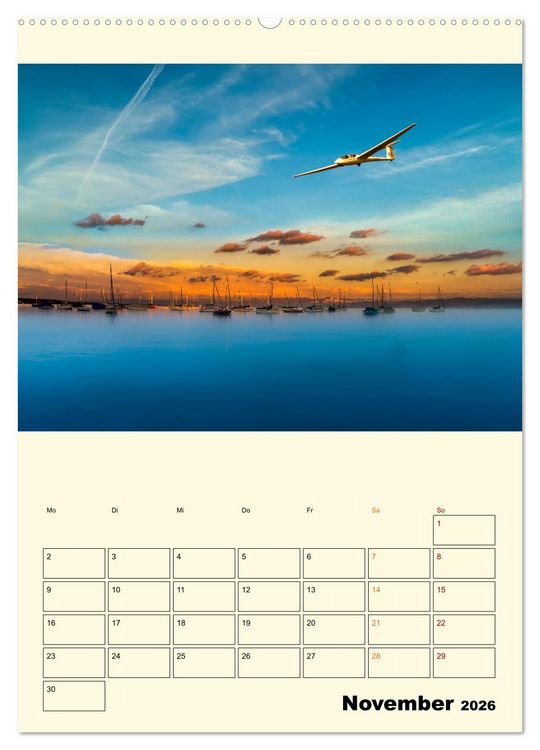 Produktbild: Segelfliegen - dem Himmel ganz nah (hochwertiger Premium Wandkalender 2026 DIN A2 hoch), Kunstdruck in Hochglanz
