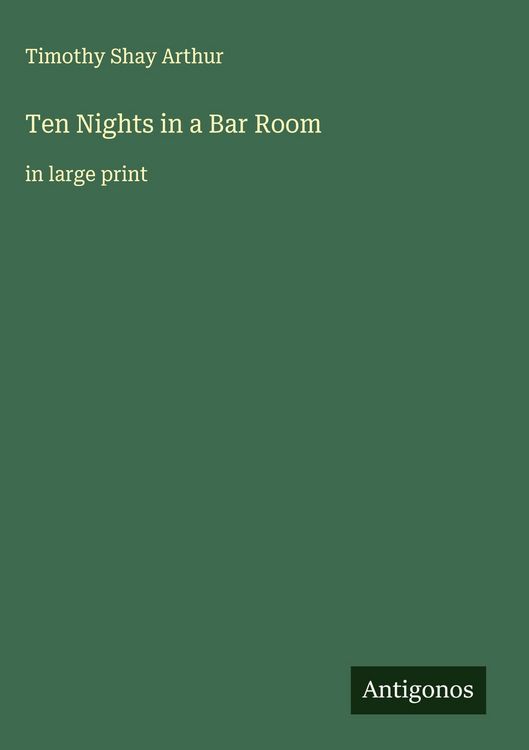 Produktbild: Ten Nights in a Bar Room