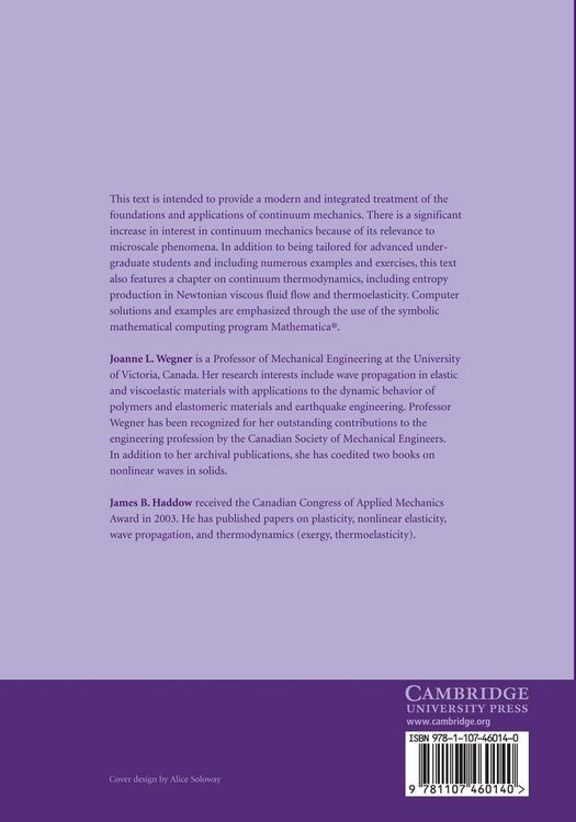 Produktbild: Elements of Continuum Mechanics and Thermodynamics